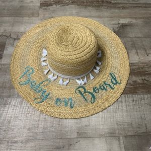 Custom Baby on Board Baby announcement Sun Hat